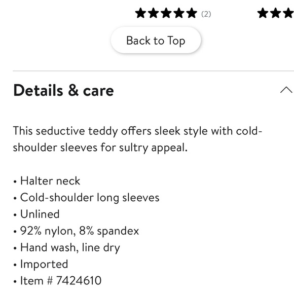 Hauty Black Cold Shoulder Bodystocking Bodysuit *One size fits all NWT - Picture 5 of 7